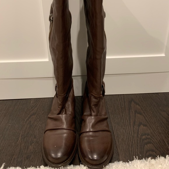 Steve Madden Shoes - STEVE MADDEN ALL LEATHER BOOTS
